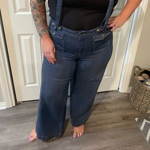 Suspender denim jeans from torrid